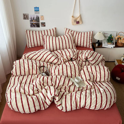 Relaxed Stripe Bedding Collection - WhisperLinens