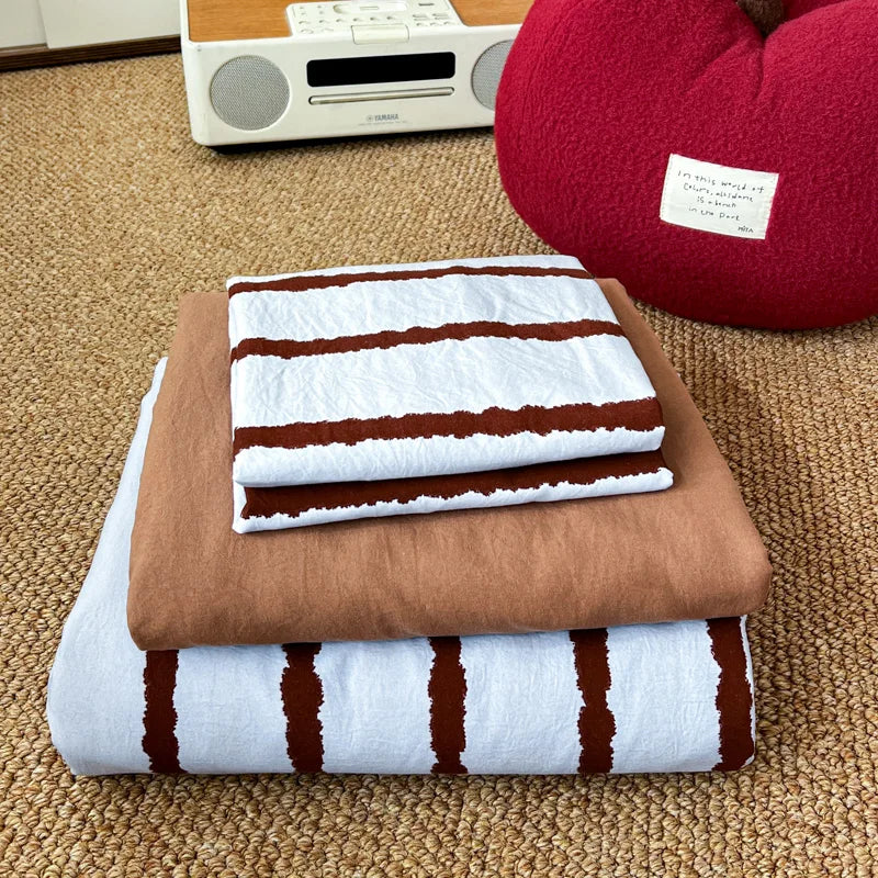 Relaxed Stripe Bedding Collection - WhisperLinens
