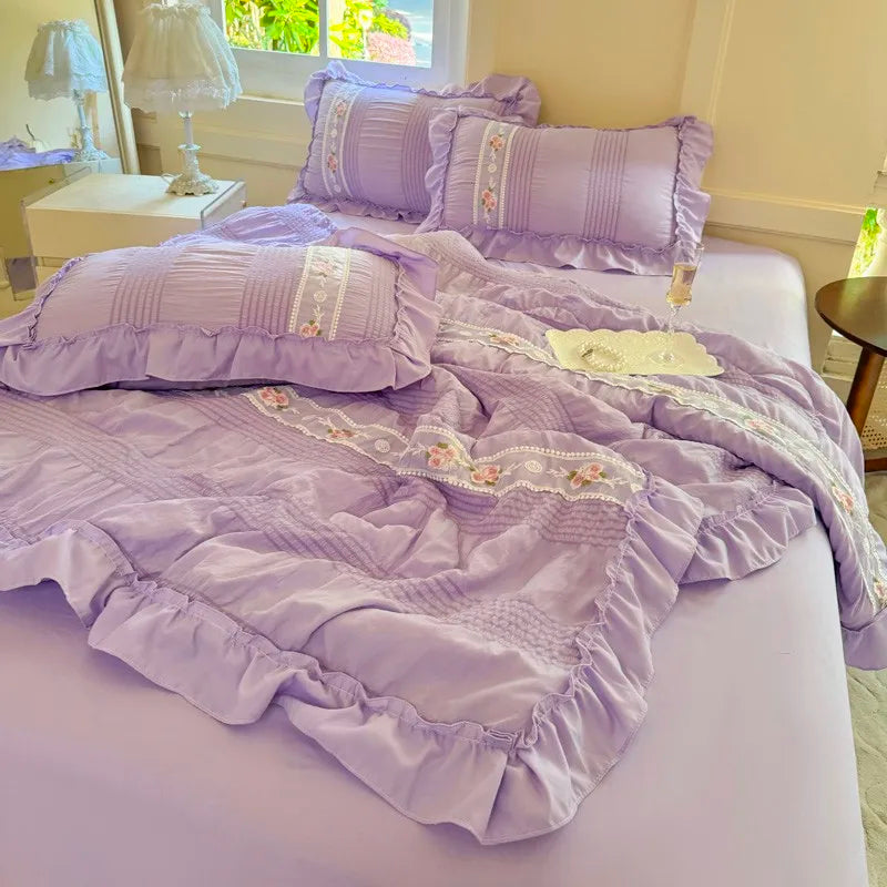 Romantic Ruffle Bedding Set