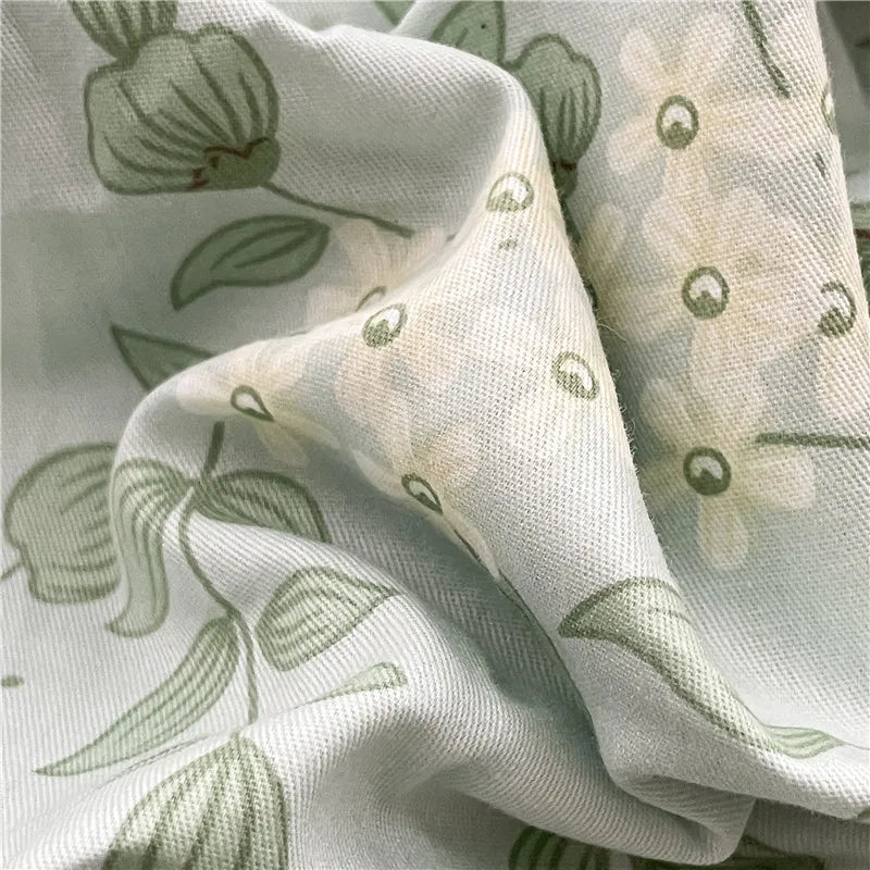 Serene Leaf Retreat Set / Soft Mint Green