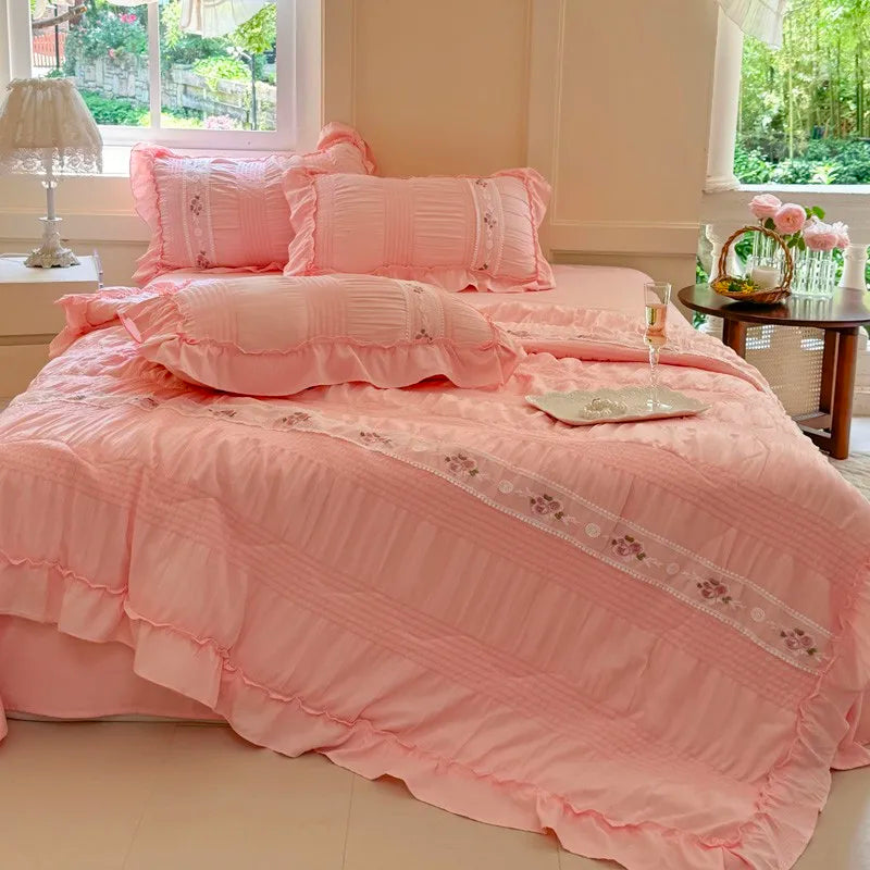 Romantic Ruffle Bedding Set