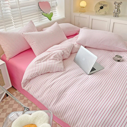 Soft Stripe Bedding Collection - WhisperLinens