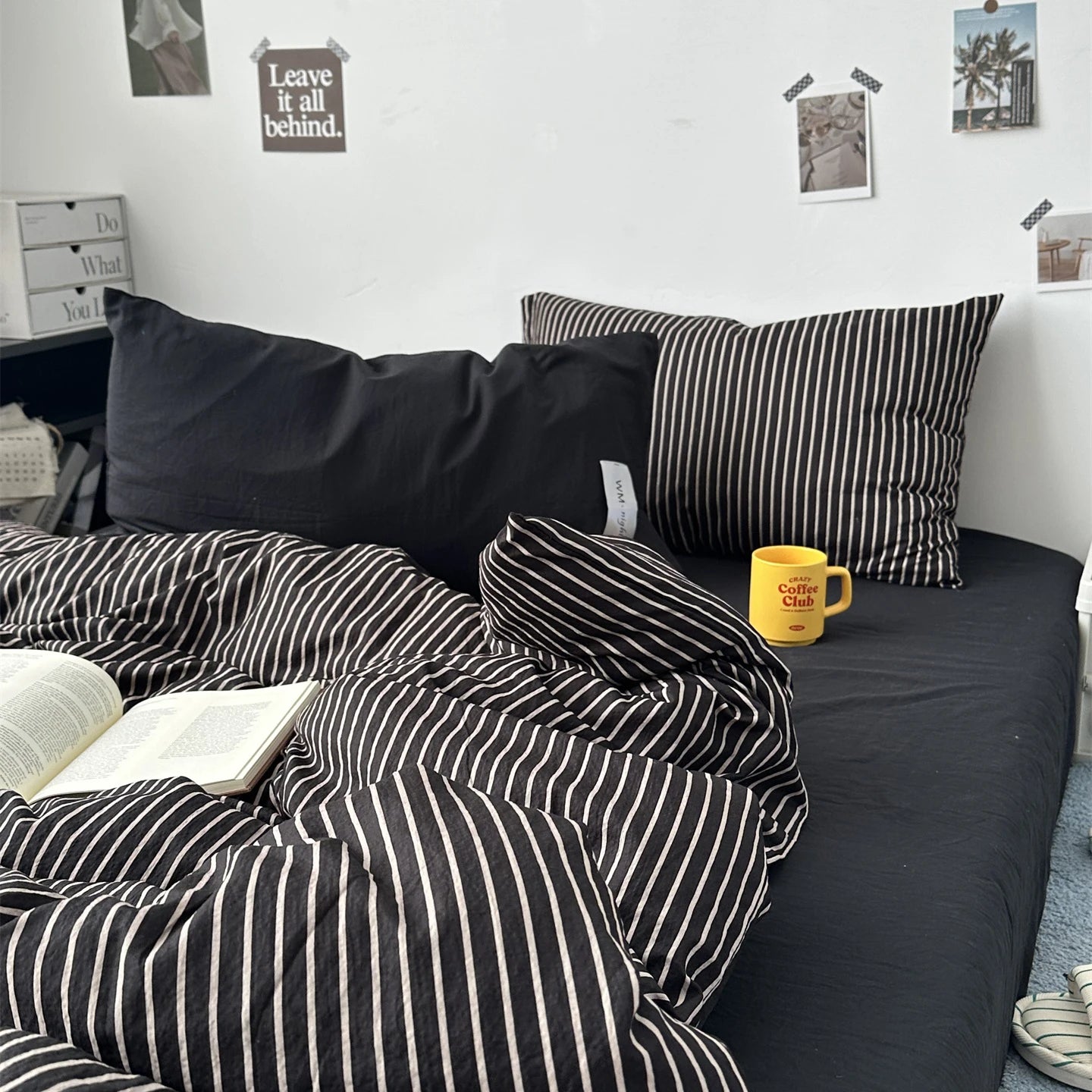 Minimalist Stripe Bedding Collection - WhisperLinens