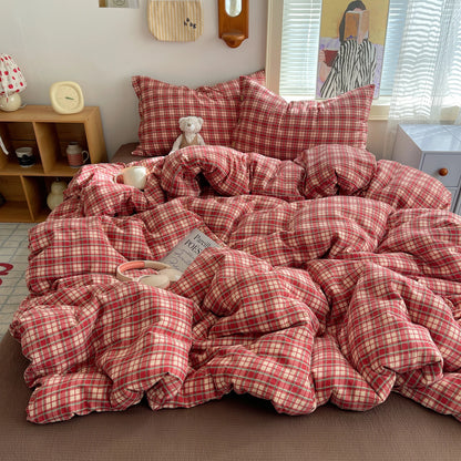 Checkered Bedding Collection - WhisperLinens
