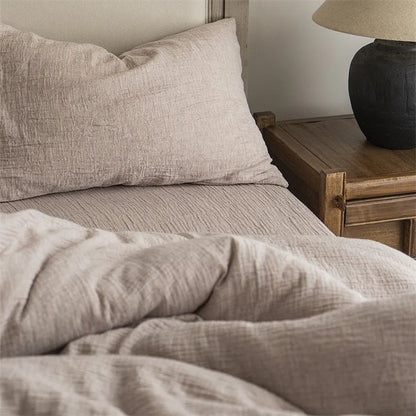 Rustic Comfort Bedding Set / Muted Ash Gray