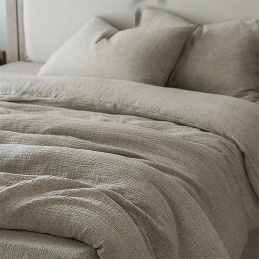 Rustic Comfort Bedding Set / Warm Taupe