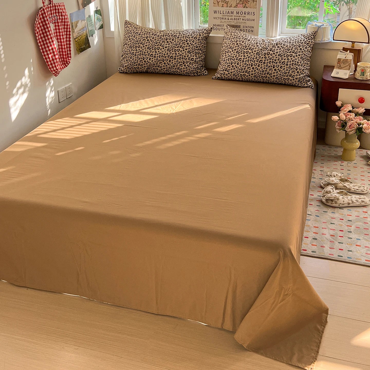 Vintage Leopard Print Bedding Set
