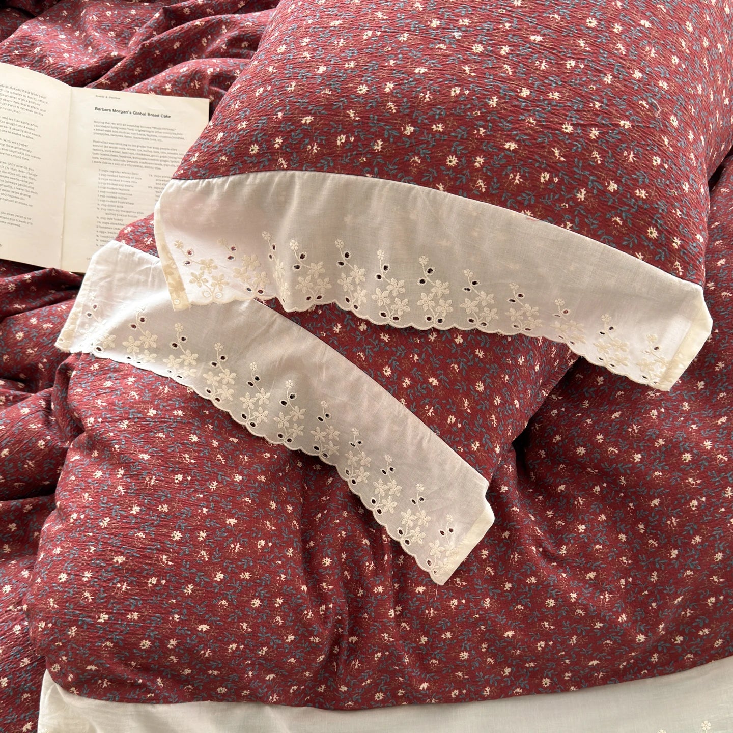 Heirloom Bloom Floral Ruffle Bedding Collection