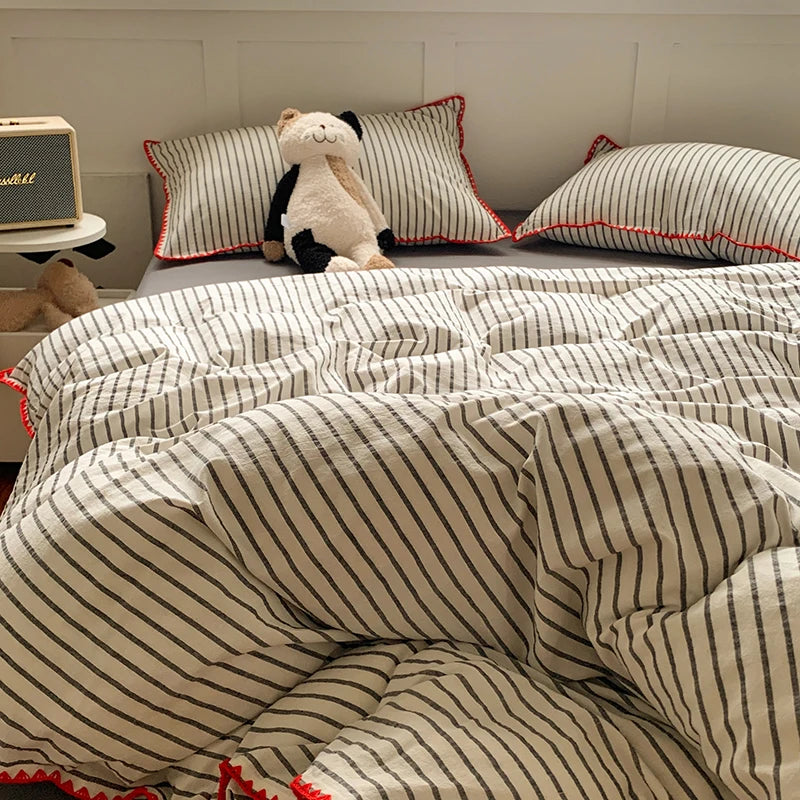 Classic Stripe Bedding Collection - WhisperLinens