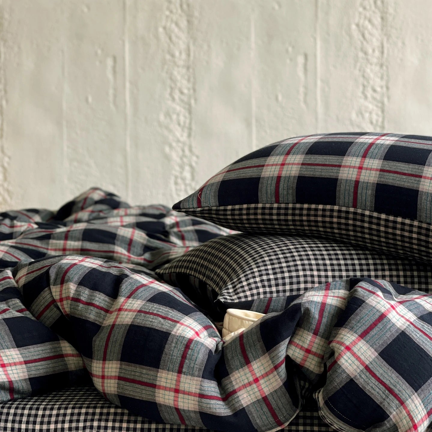 Heritage Plaid Cotton Bedding Set
