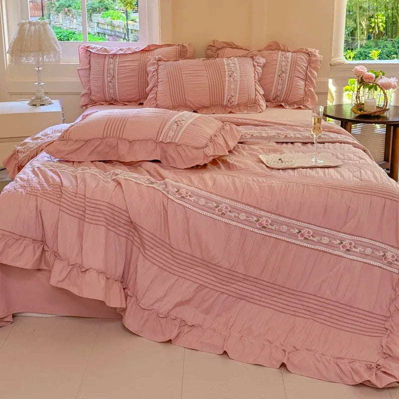 Romantic Ruffle Bedding Set