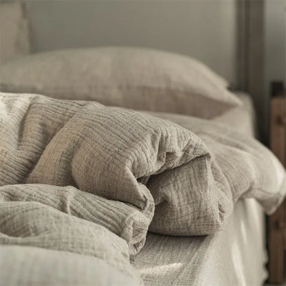 Rustic Comfort Bedding Set / Muted Ash Gray