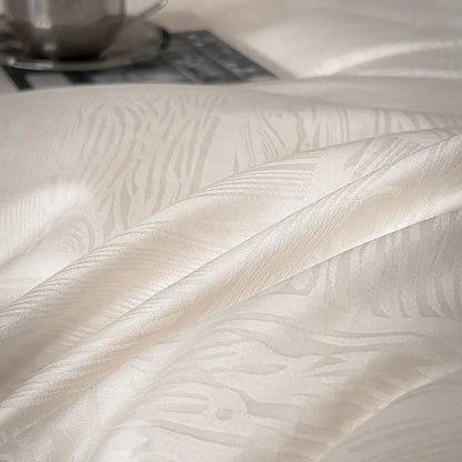 Elegant Slate Charm Bedding Set / Off-White