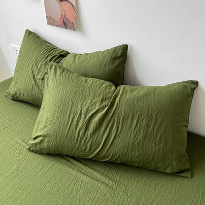 Washed Solid Bedding Collection