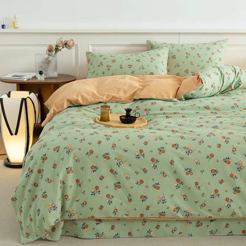 Mint Meadow Bedding Set