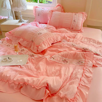 Romantic Ruffle Bedding Set