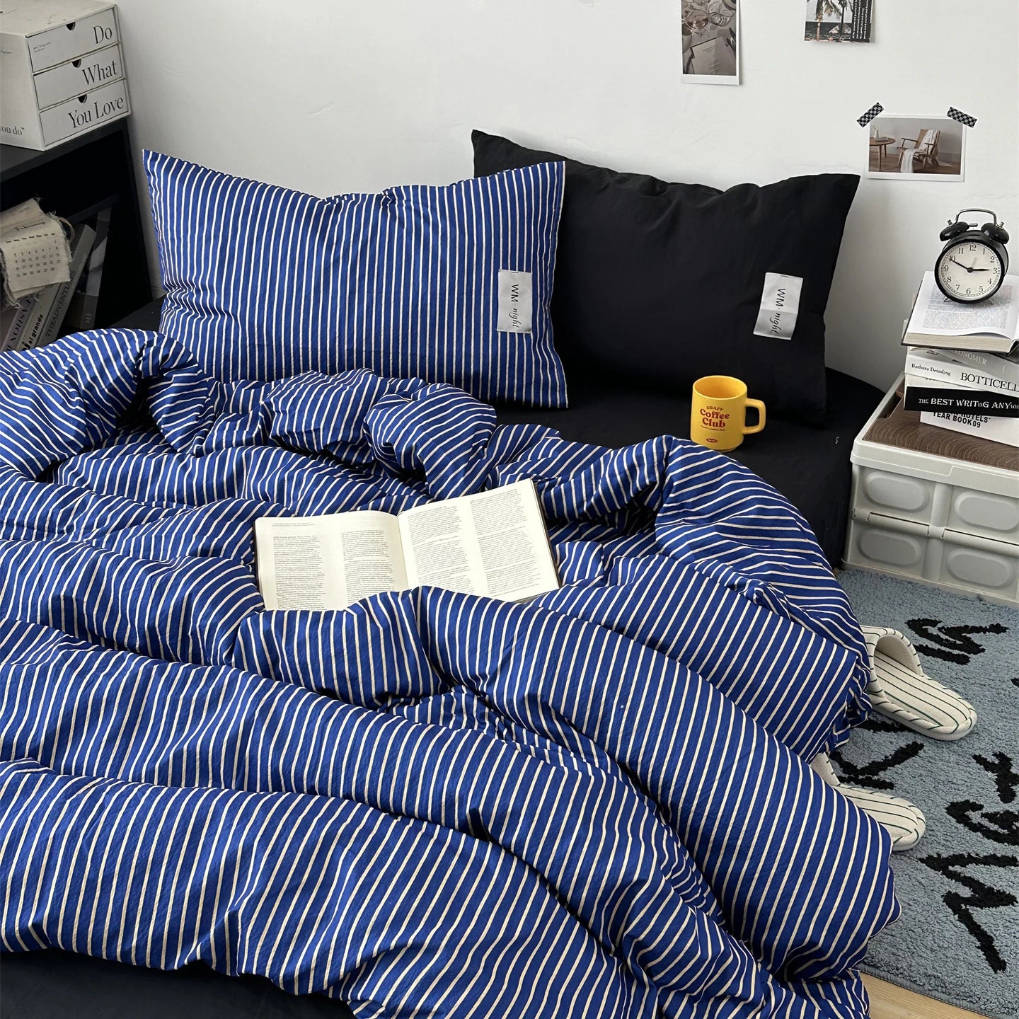 Minimalist Stripe Bedding Collection - WhisperLinens