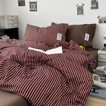 Minimalist Stripe Bedding Collection - WhisperLinens