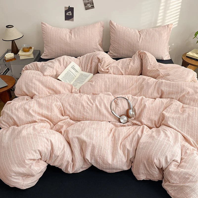 Blush Pink Thin Stripe