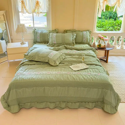 Romantic Ruffle Bedding Set