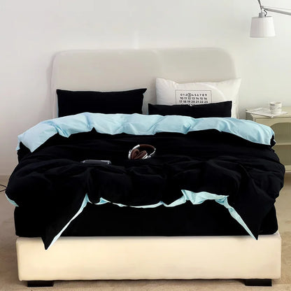 Washed Cotton Duvet Cover Bedding Set