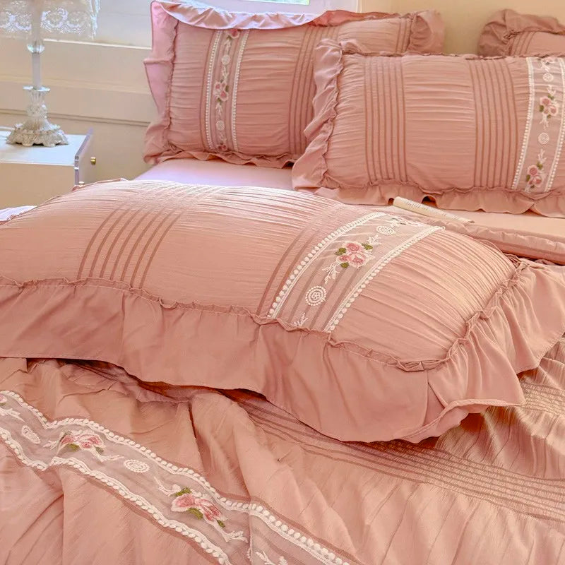 Romantic Ruffle Bedding Set