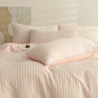 Seaside Seersucker Cotton Bedding Collection