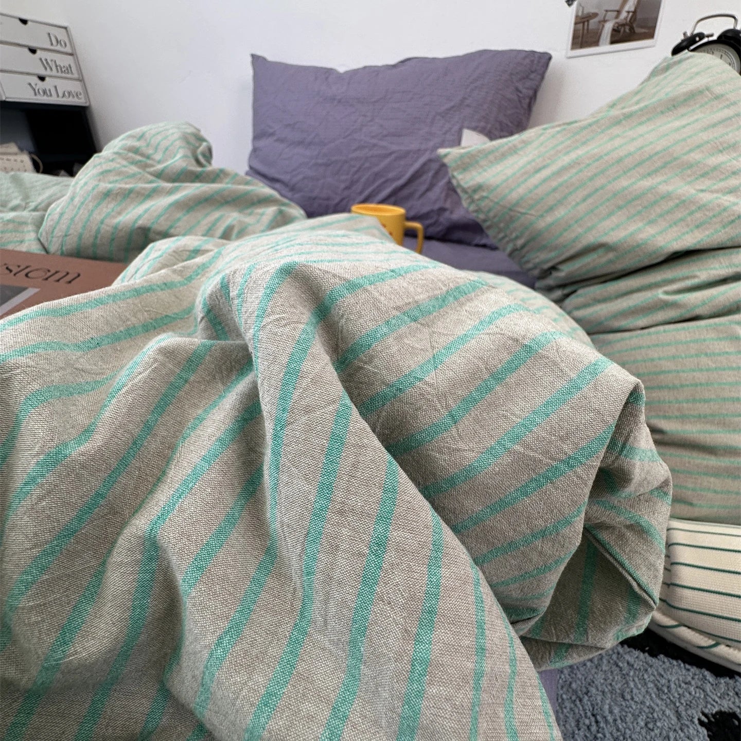 Minimalist Stripe Bedding Collection - WhisperLinens