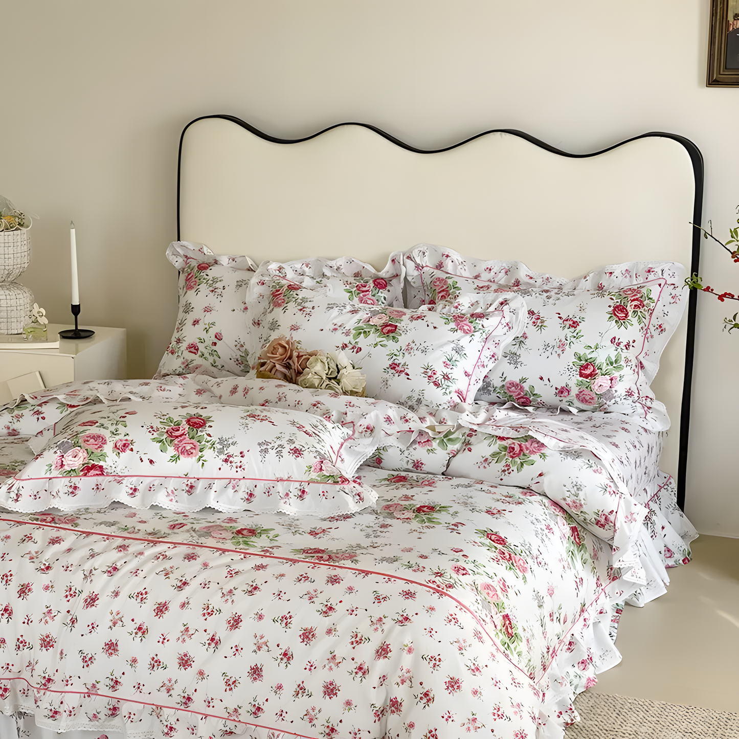 Charming Rose Garden Bedding Set