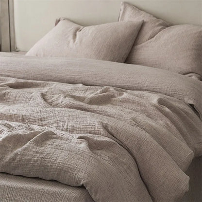 Rustic Comfort Bedding Set / Muted Ash Gray