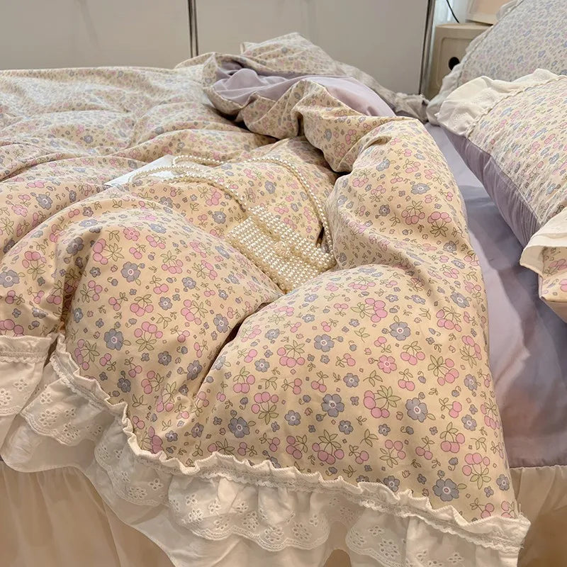 Pastel Floral Dreams Bedding Set