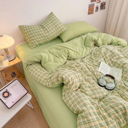 Campus Check Plaid Bedding Collection