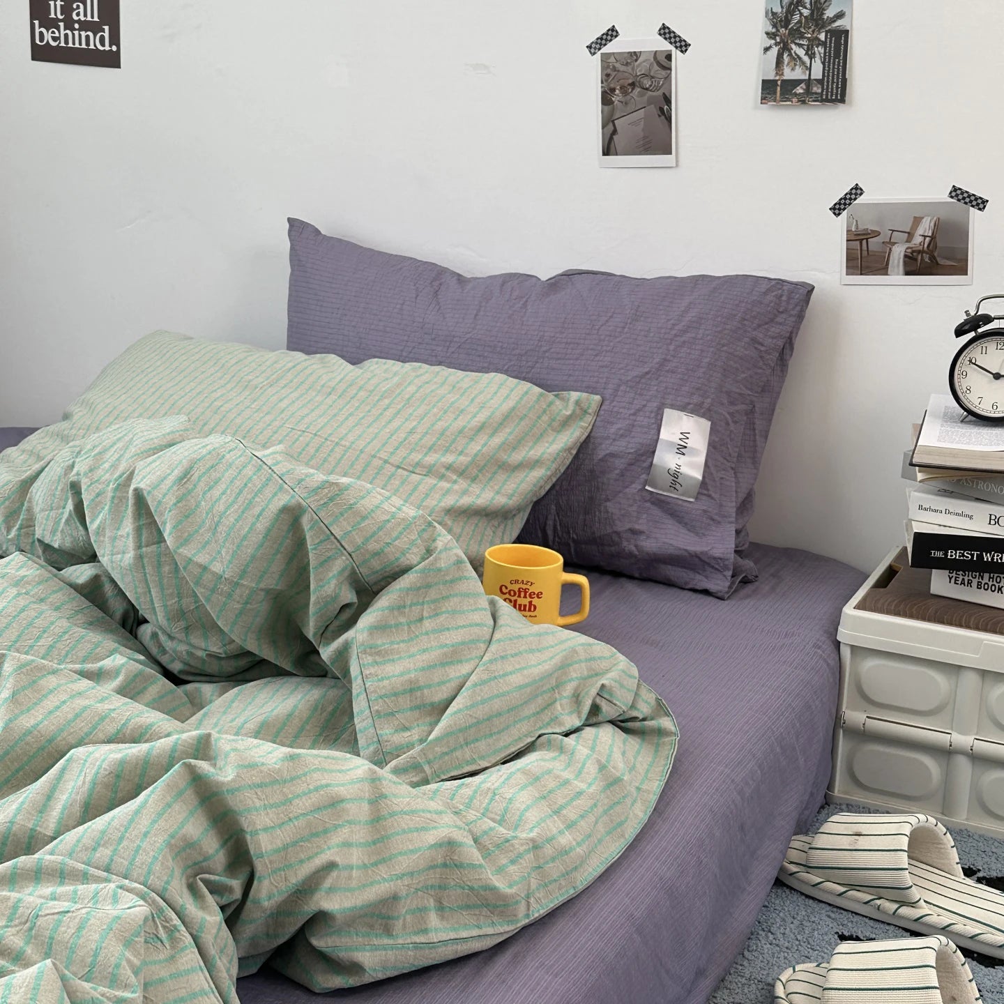 Minimalist Stripe Bedding Collection - WhisperLinens