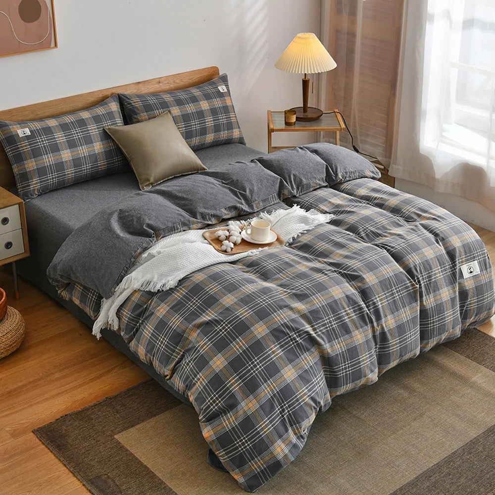 Tokyo Plaid Comfort Set