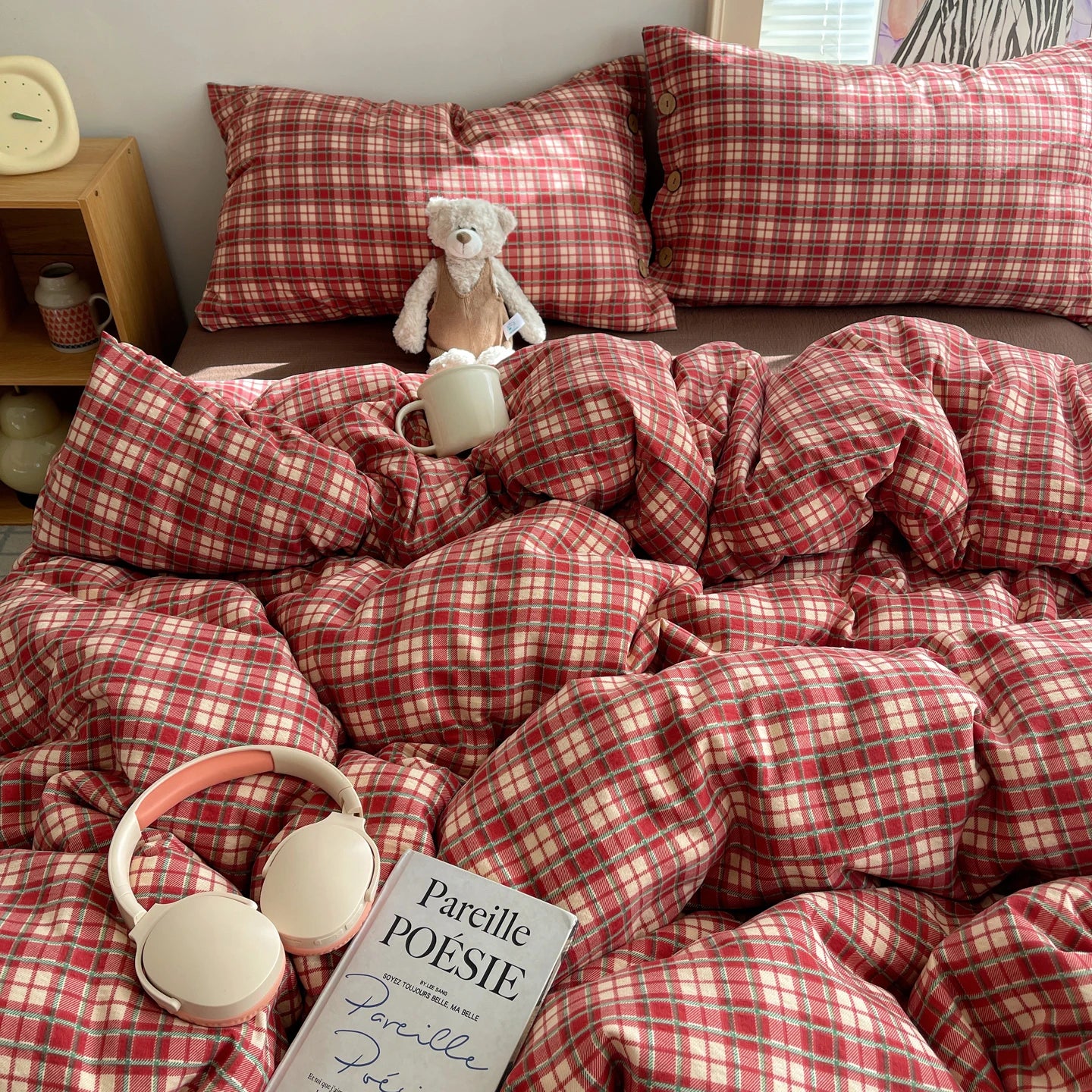 Checkered Bedding Collection - WhisperLinens
