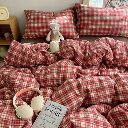 Checkered Bedding Collection - WhisperLinens