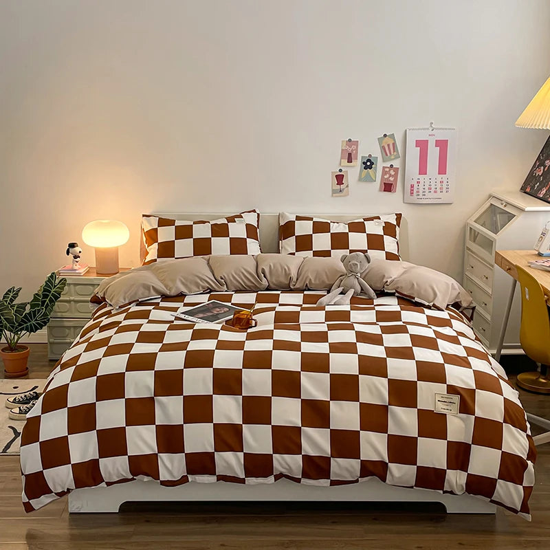 Checkerboard Bedding Collection - WhisperLinens