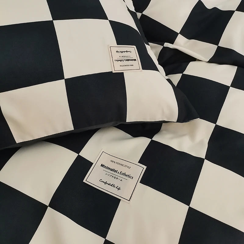Checkerboard Bedding Collection - WhisperLinens
