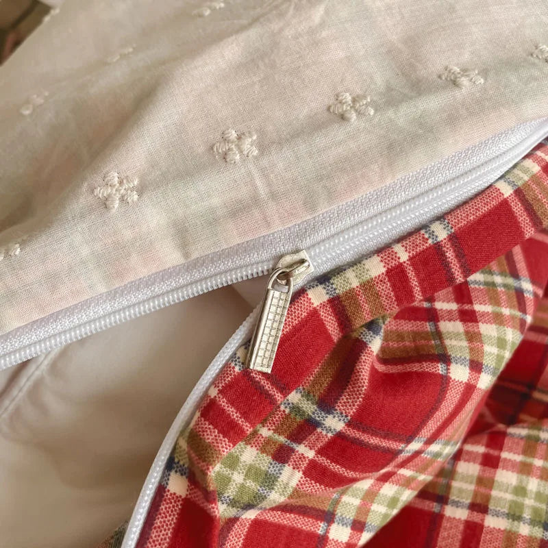 Cabin Lace Plaid Bedding Collection