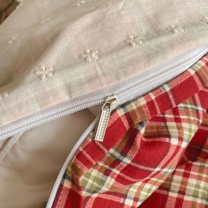 Cabin Lace Plaid Bedding Collection
