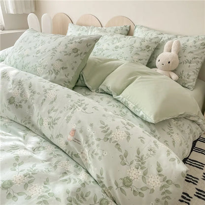 Serene Leaf Retreat Set / Soft Mint Green