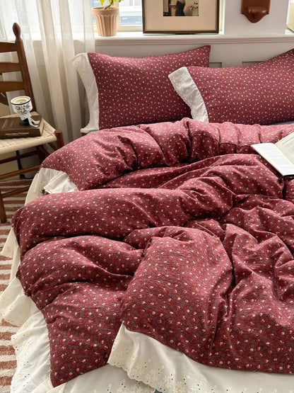 Heirloom Bloom Floral Ruffle Bedding Collection