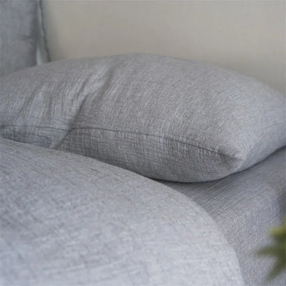 Rustic Comfort Bedding Set / Muted Ash Gray