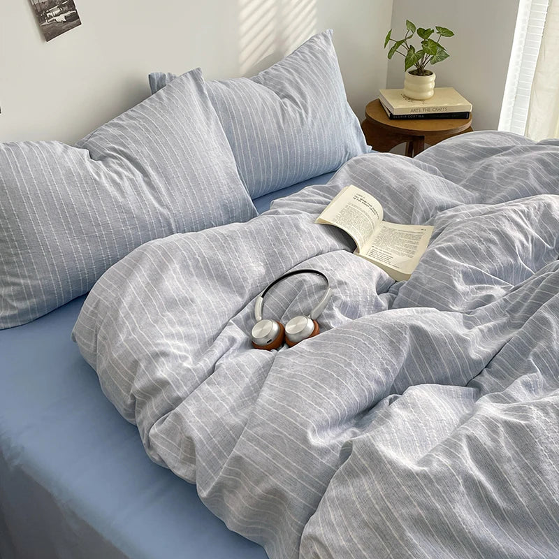 Soft Pinstripe Bedding Collection