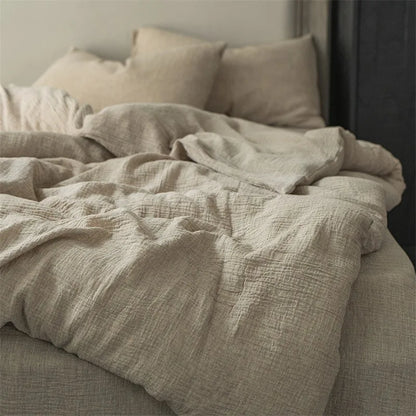 Rustic Comfort Bedding Set / Muted Ash Gray