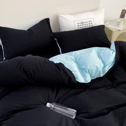 Washed Cotton Duvet Cover Bedding Set