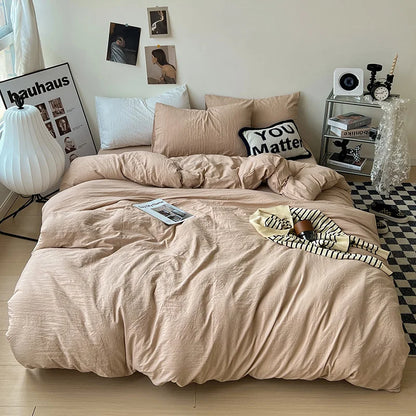 Washed Solid Bedding Collection