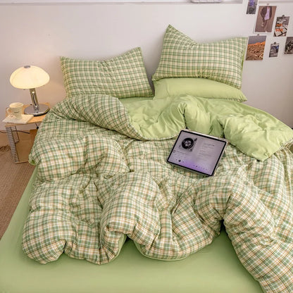 Campus Check Plaid Bedding Collection