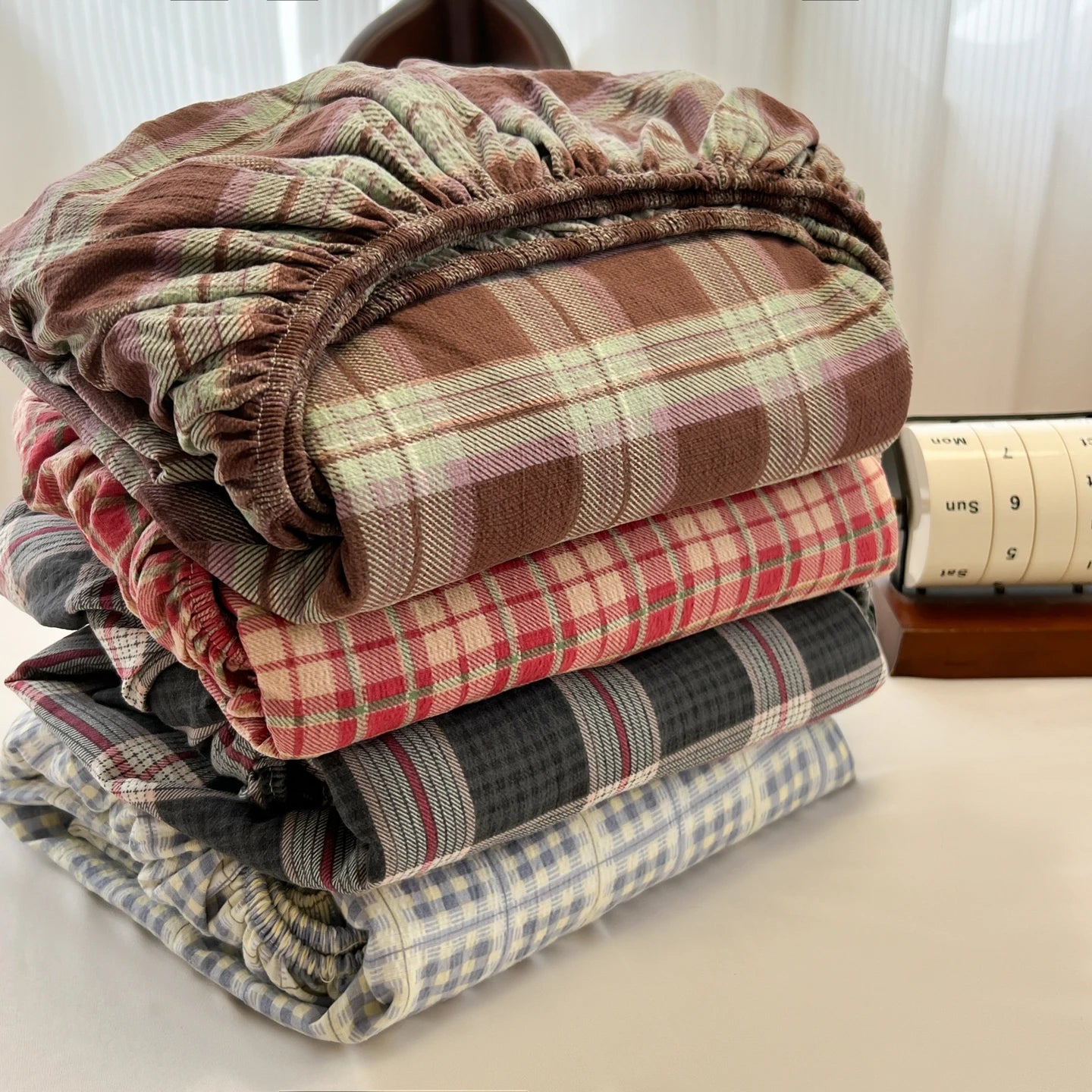 Washed Cotton Fitted Bed Sheet