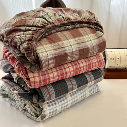 Washed Cotton Fitted Bed Sheet